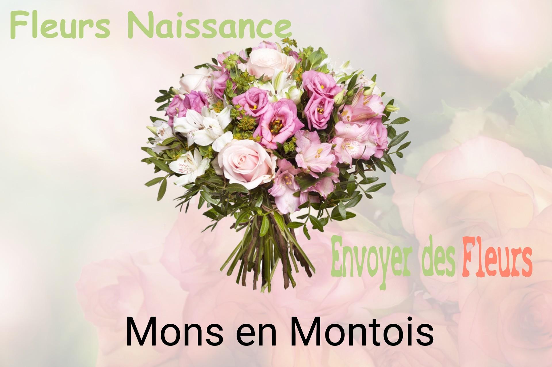 Bouquet de fleurs de naissance livré à Mons-en-Montois
